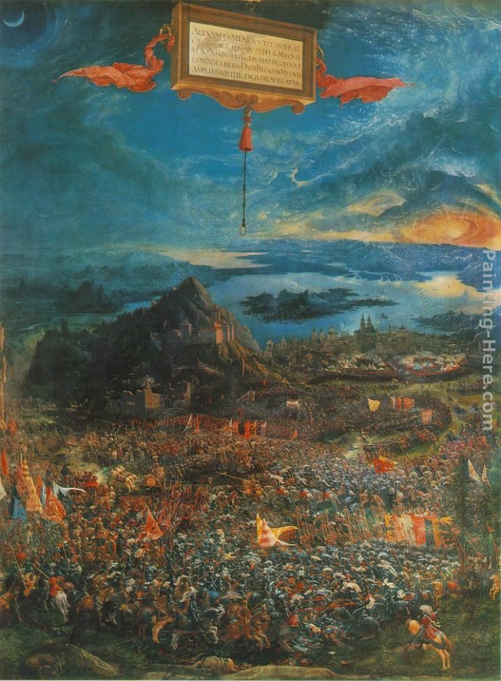 Albrecht Altdorfer The Battle of Alexander